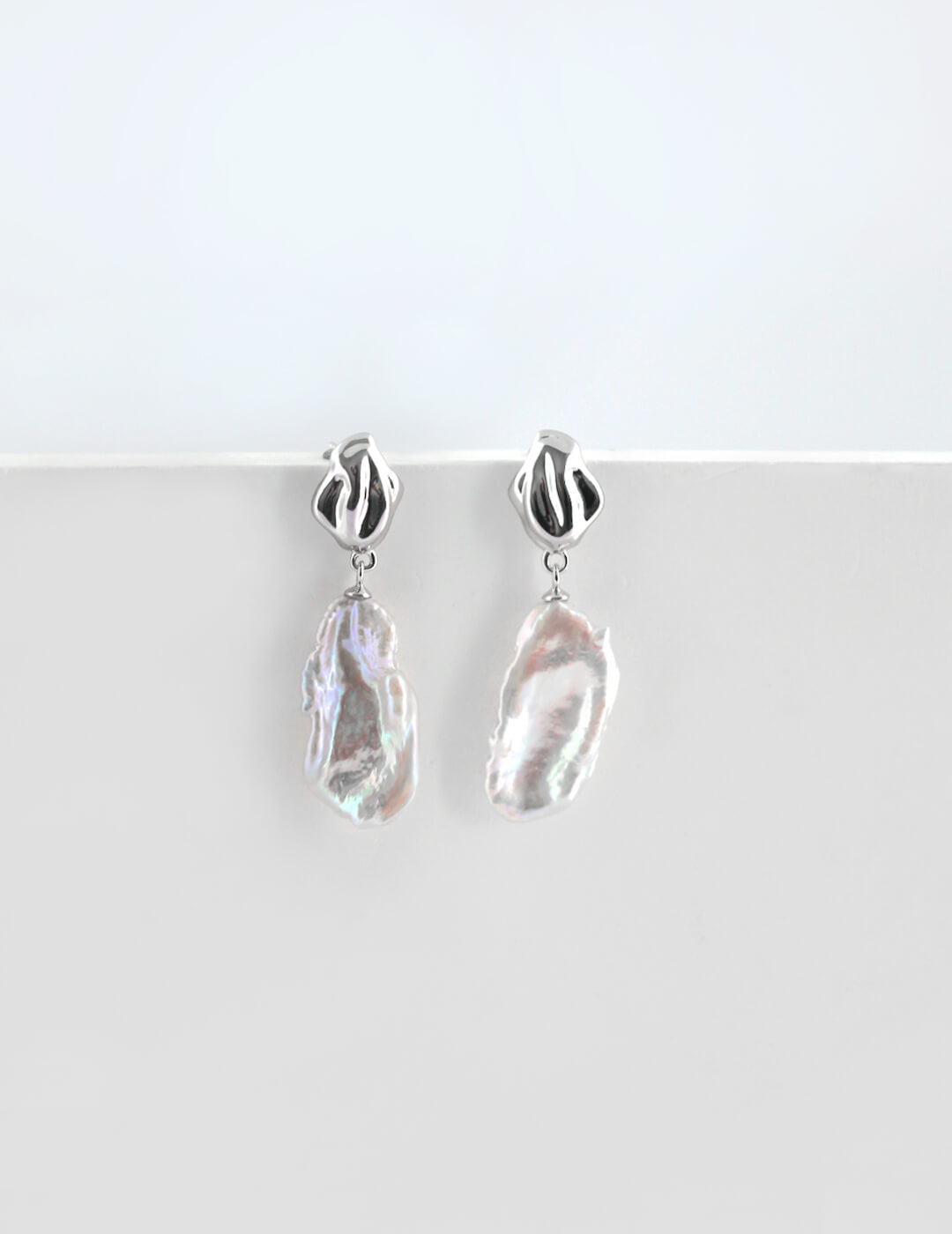 Lilyvot Jewelry Bailey Baroque Pearl Drop Earrings_3