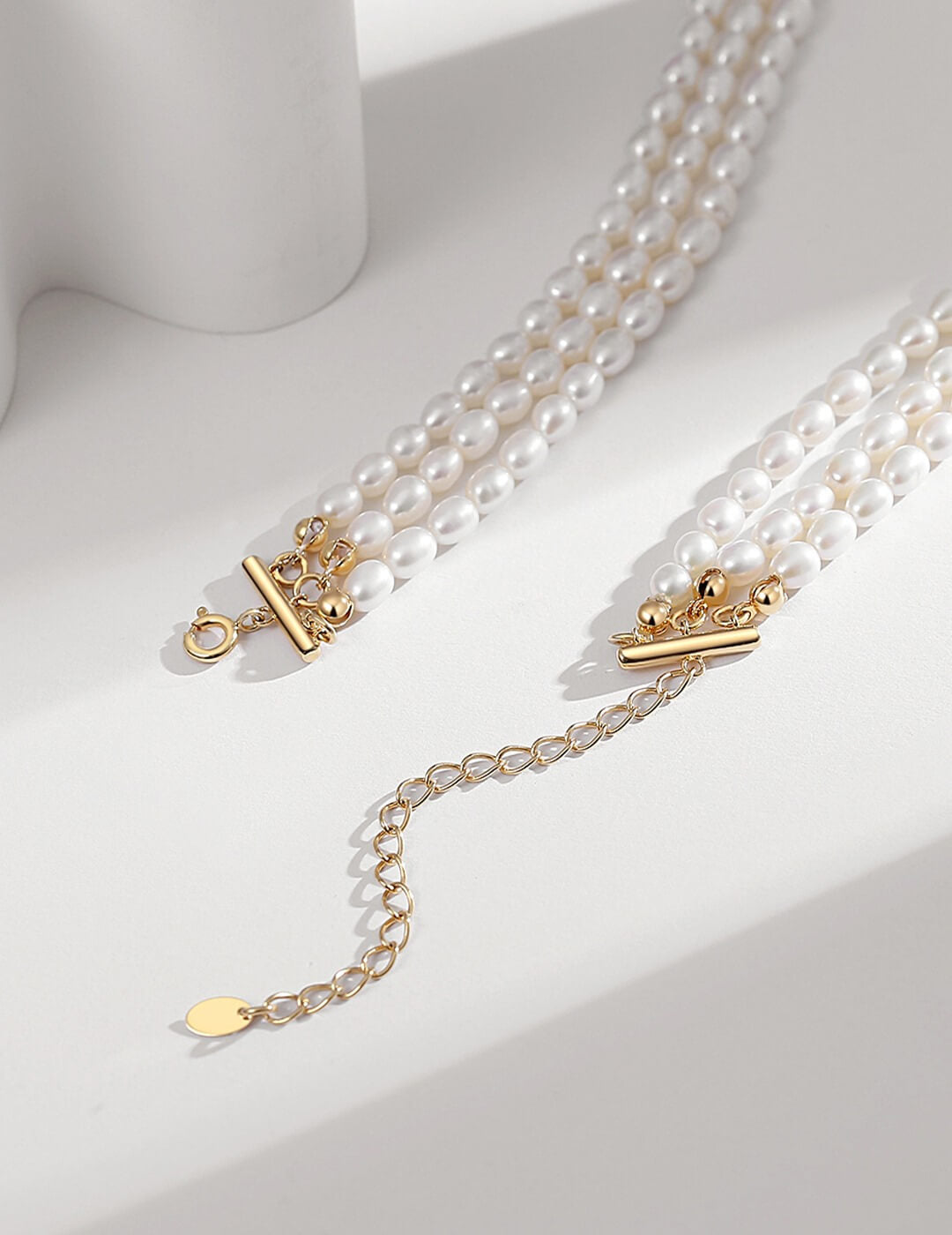 Lilyvot Jewelry Celia Vintage Style 3 Layered Choker Necklace_0