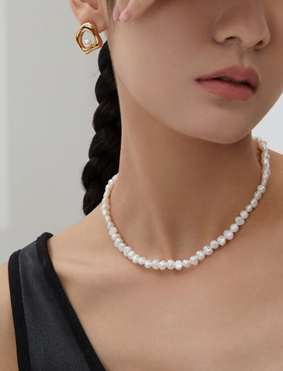 Lilyvot Jewelry Dolores Classic Fresh Water Pearl Necklace_3