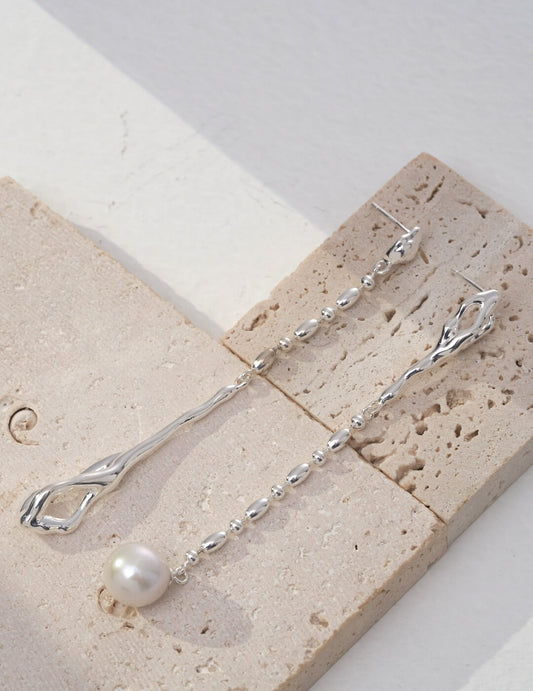 Lilyvot Jewelry Julie Asymmetric Drop Dangle Earrings_0